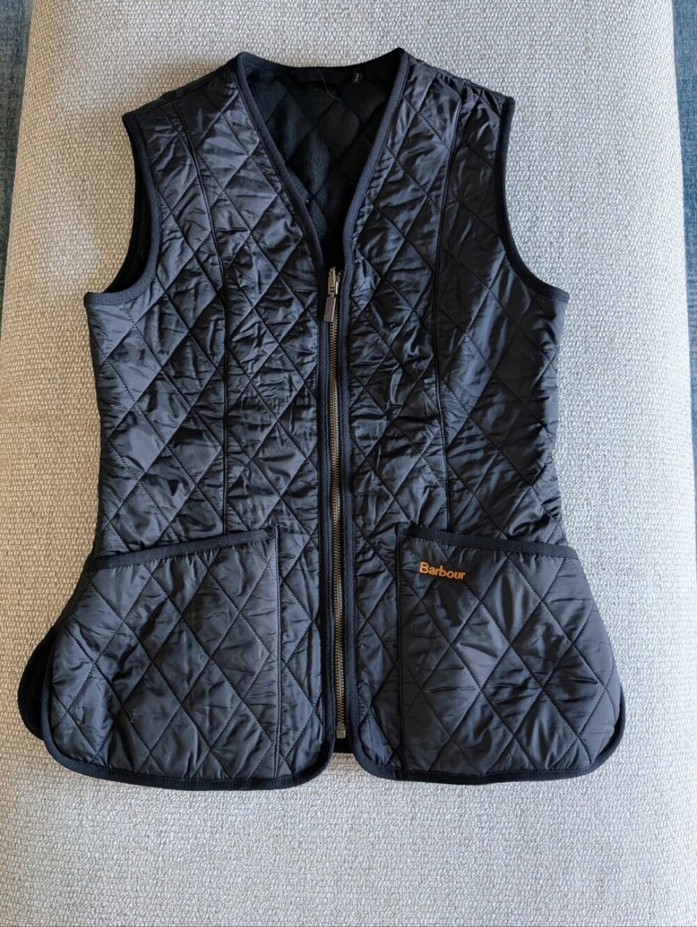 Barbour Betty Quilted Fleece Lined  Vest - Black